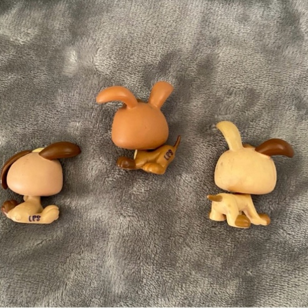 LPS Puppy Triplets w/Pet House accessory #1338 #1339 1340 - Picture 10 of 12